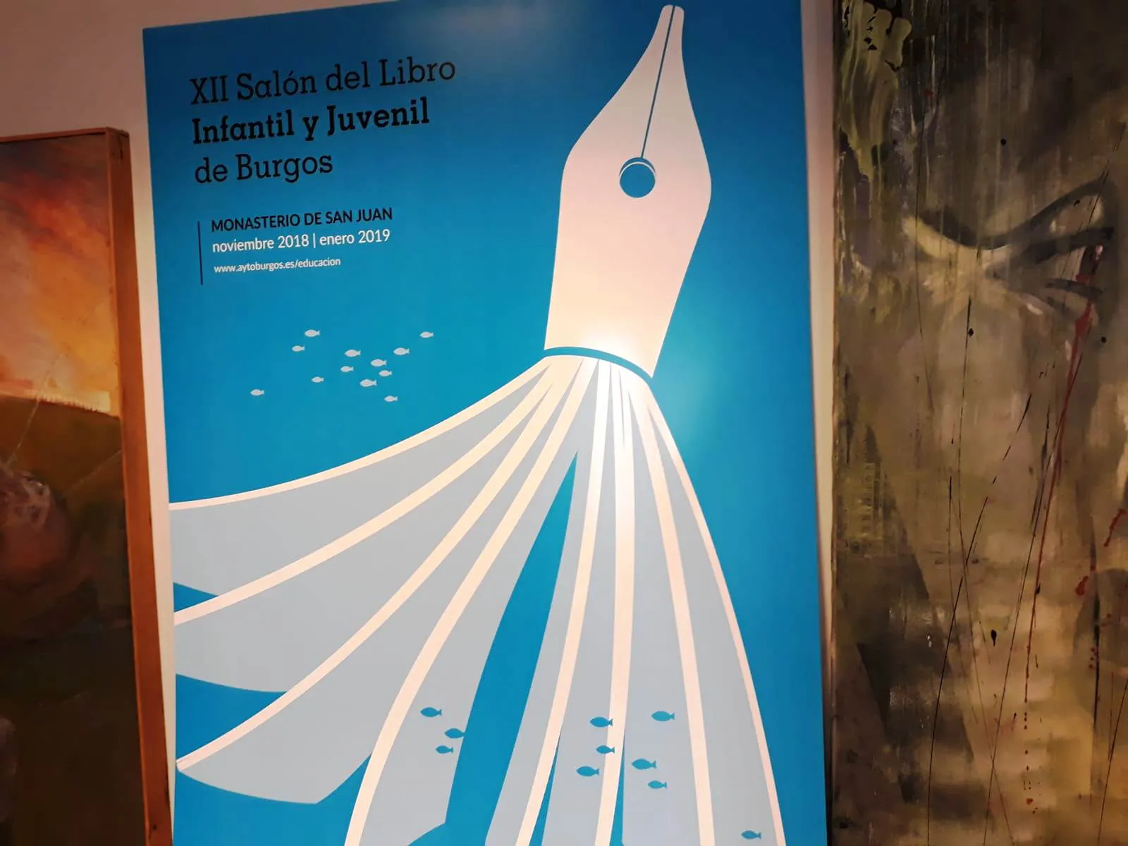 Cultura Burgos: El Salón del Libro este año ocupa el Monasterio de San Juan del 7 de noviembre al 5 de enero