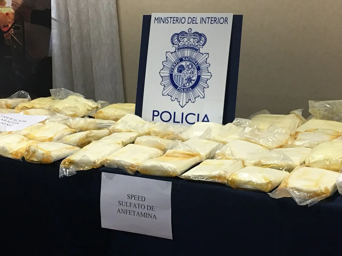 Sucesos Burgos: Macro operación policial: Cinco detenidos e incautados 90 kilos de speed