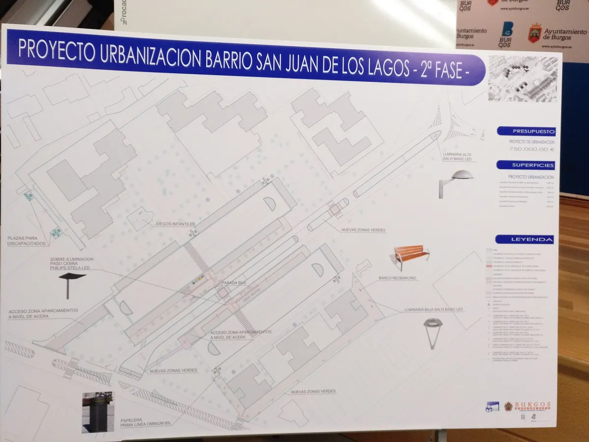 Actualidad Burgos: 800.000 euros para la segunda fase de urbanización de San Juan de los Lagos