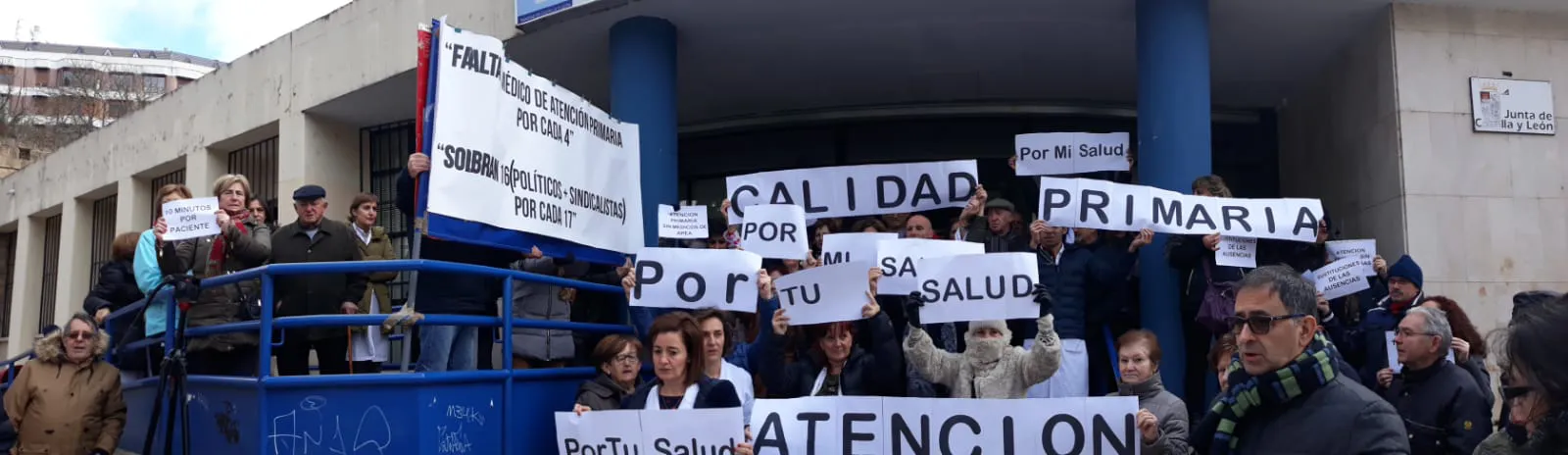 Sanidad Burgos: Manifestación en Los Cubos por la marcha de tres médicos