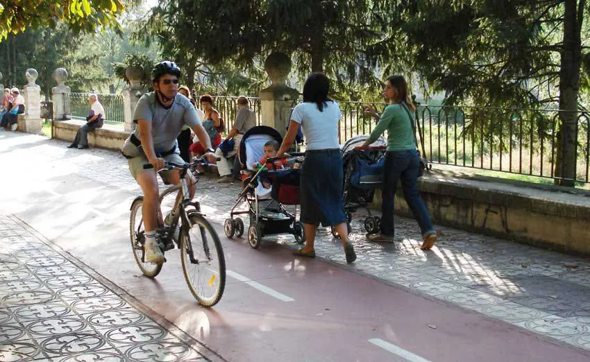 Local Burgos: Andando Burgos pide al Ayuntamiento Ni un metro más de acera-bici