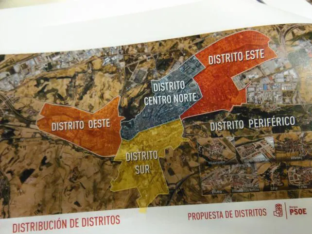 Actualidad Burgos: Ortego defiende el papel de Ciudadanos en los distritos y el PSOE lo tacha de despreciable