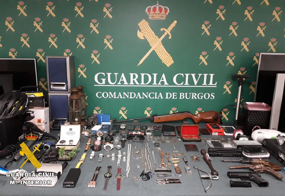 Sucesos Burgos: Desarticulada una banda especialiazada en robos en merenderos