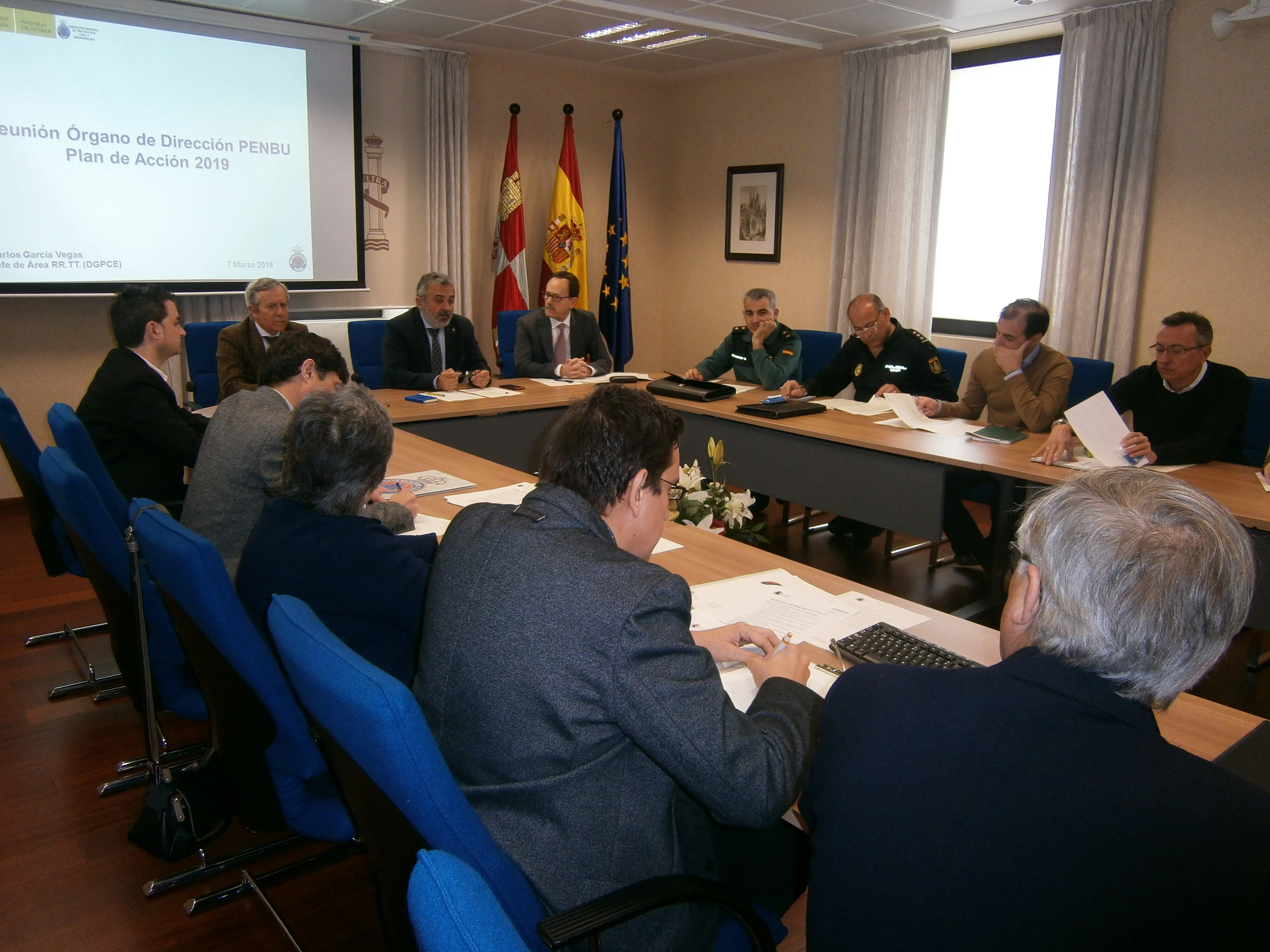 Provincia Burgos: El subdelegado del Gobierno preside la reunión anual del Plan de Emergencia Exterior a la Central de Garoña