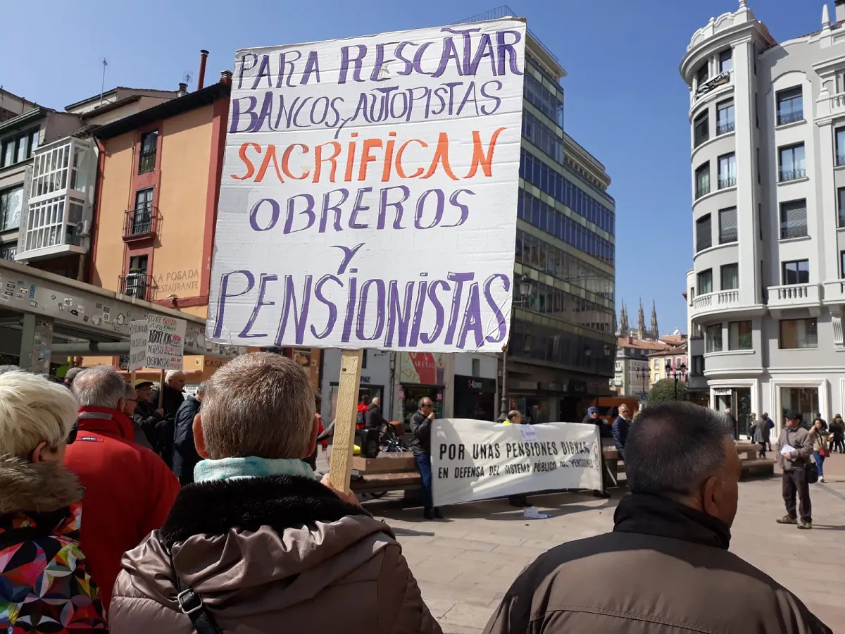 Actualidad Burgos: Los pensionistas vuelven a salir a la calle para pedir prestaciones dignas