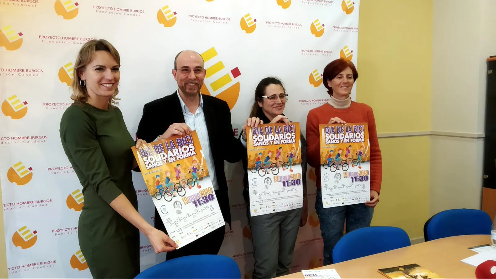 Local Burgos: Proyecto Hombre fiel a su cita con el Día de la Bici