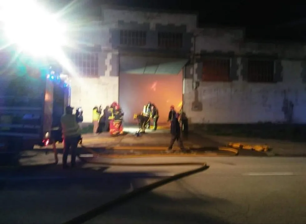 Sucesos Burgos: Se incendia una nave agrícola en Melgar de Fernamental