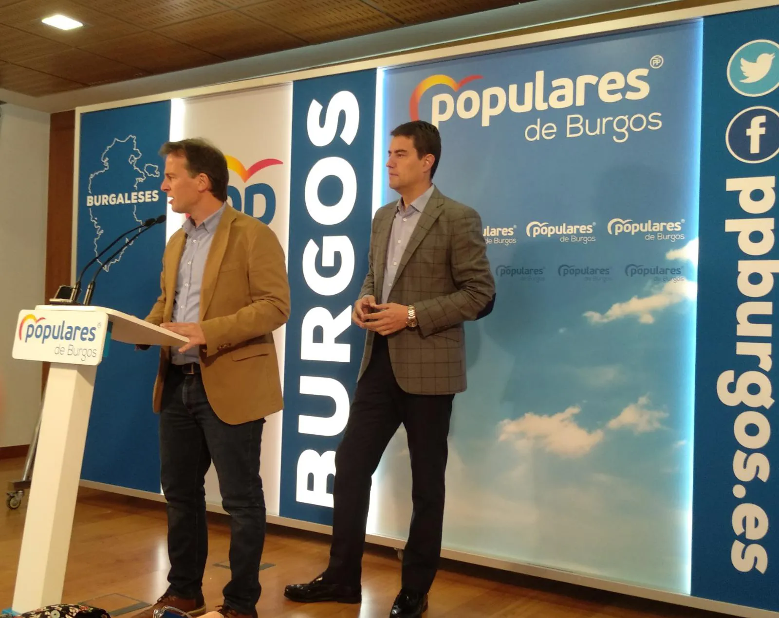Local Burgos: Mañueco y Herrera protagonistas de la campaña del PP en Burgos