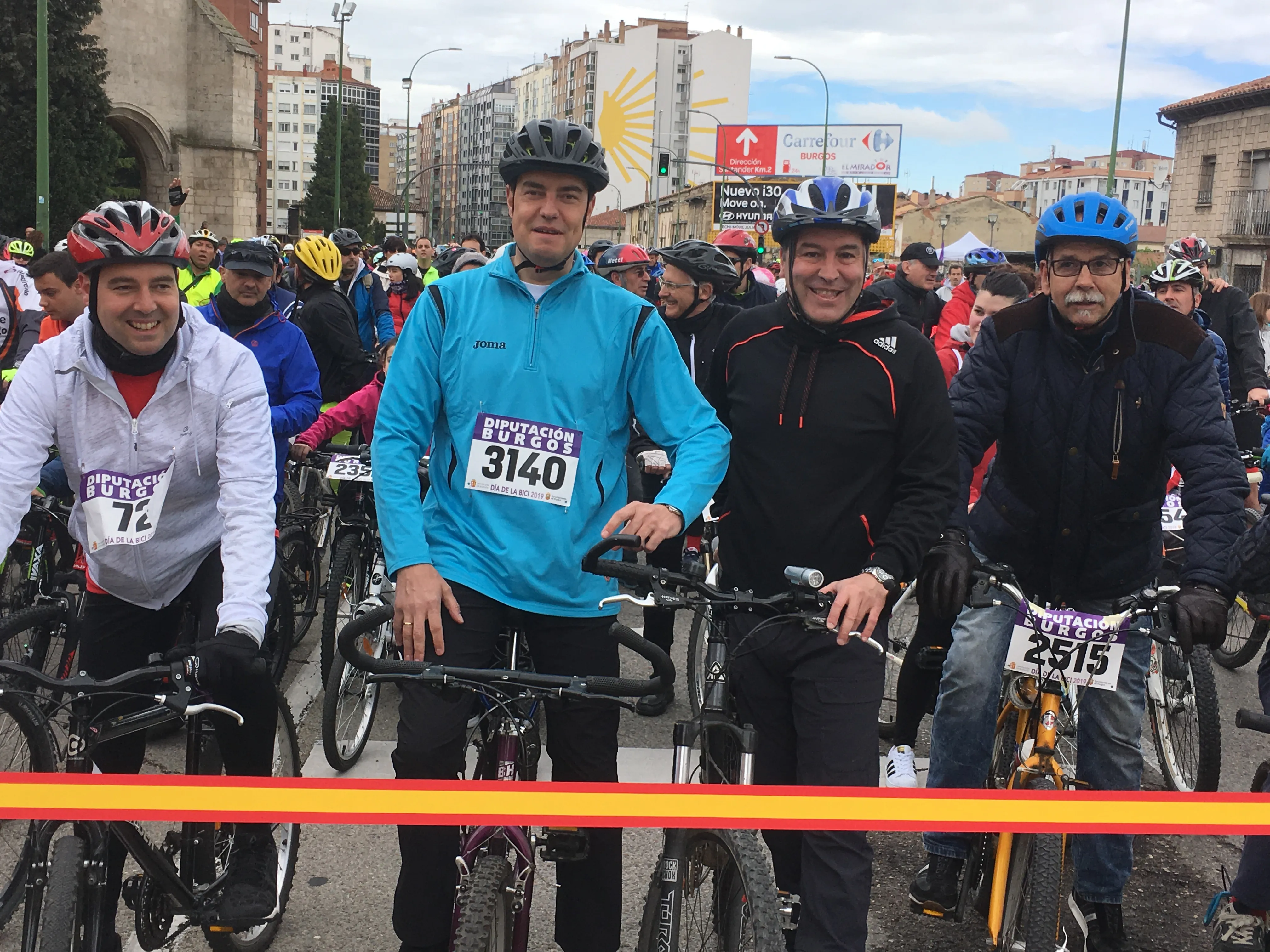 Local Burgos: Los burgaleses son muy solidarios en el día de la bici