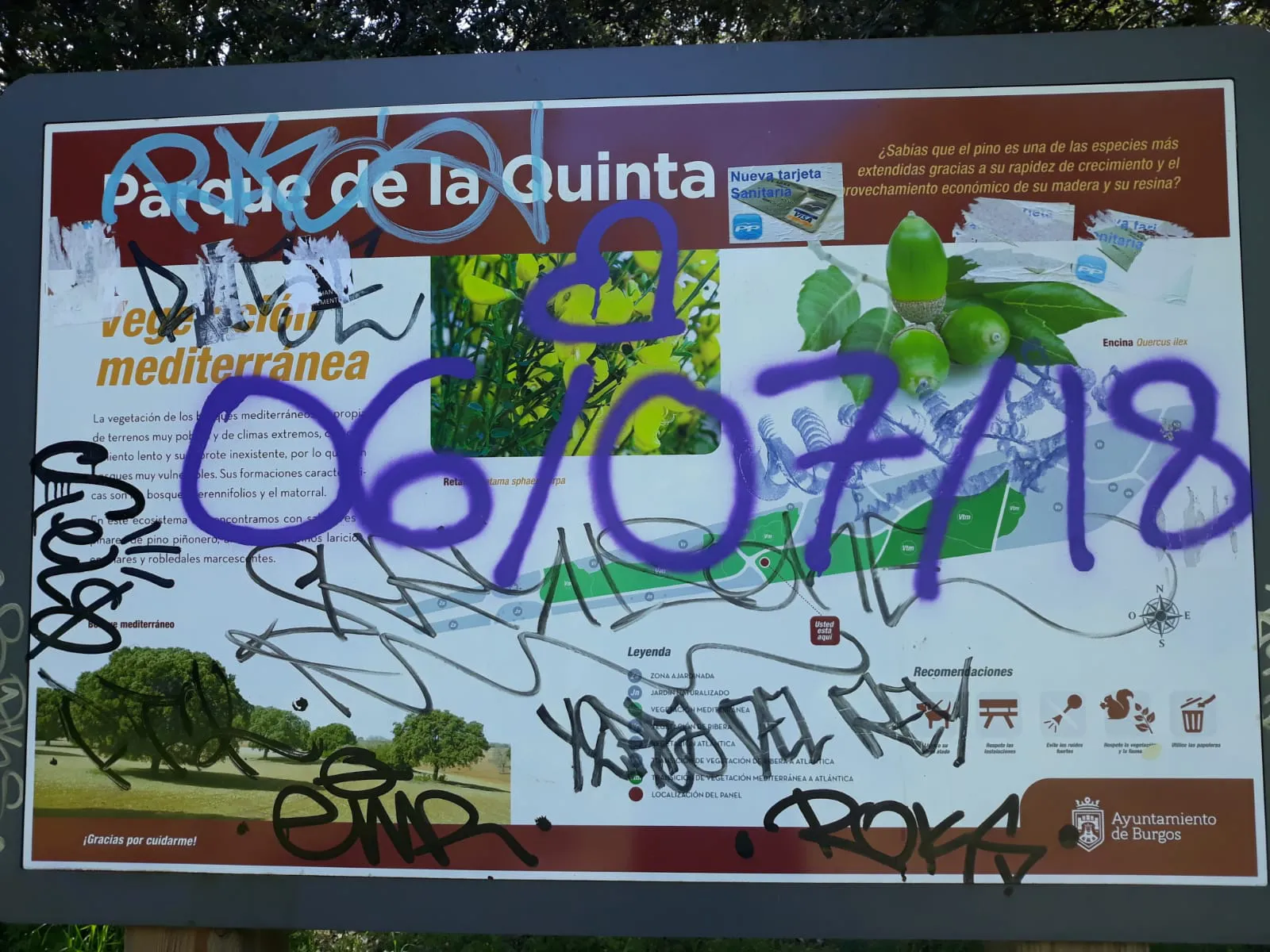 Foto denuncia Burgos: No sé de qué presume el Ayuntamiento con la imagen que estamos dando