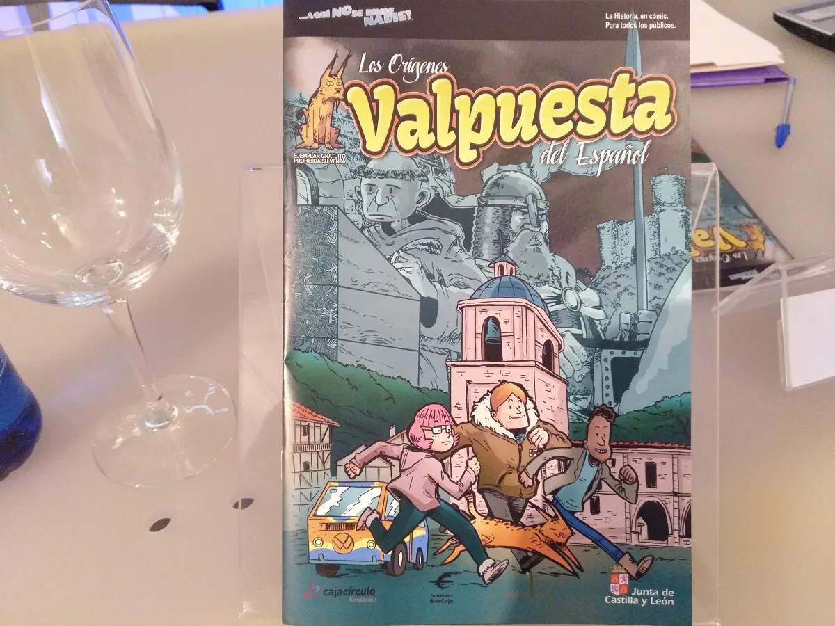 Cultura Burgos: El Instituto Castellano y Leonés de la Lengua difunde un cómic sobre Valpuesta dirigido a escolares
