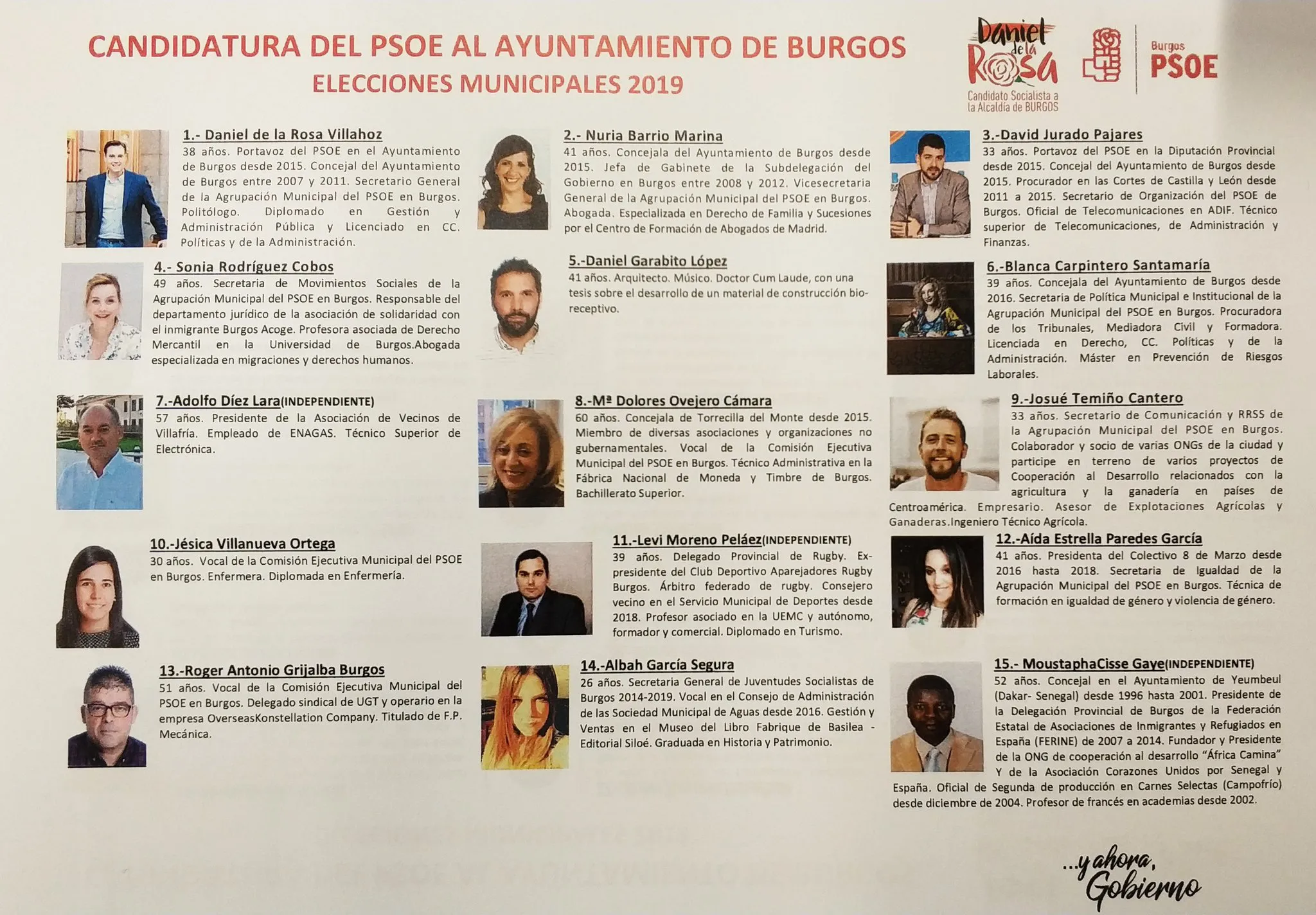 Política Burgos: La concejala socialista electa, Jessica Villanueva renuncia a su acta de concejal