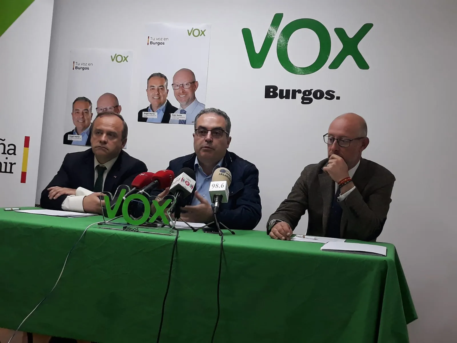 Vox sostiene que no adoptará medidas contra los concejales de Burgos