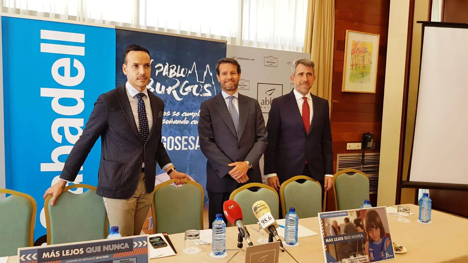 San Pablo Burgos y Banco Sabadell lanzan la campaña del Euroabono a cero euros