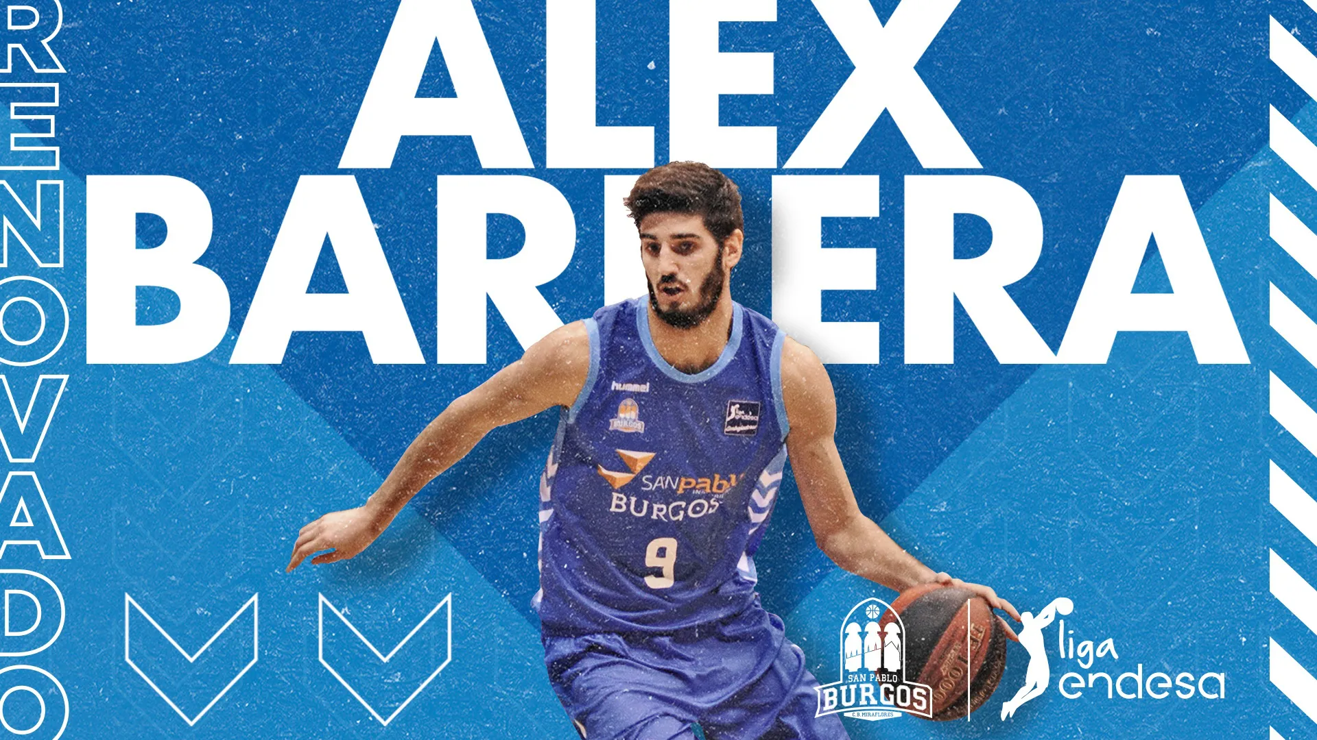 Baloncesto Burgos: Álex Barrera afronta su cuarta temporada en el San Pablo Burgos
