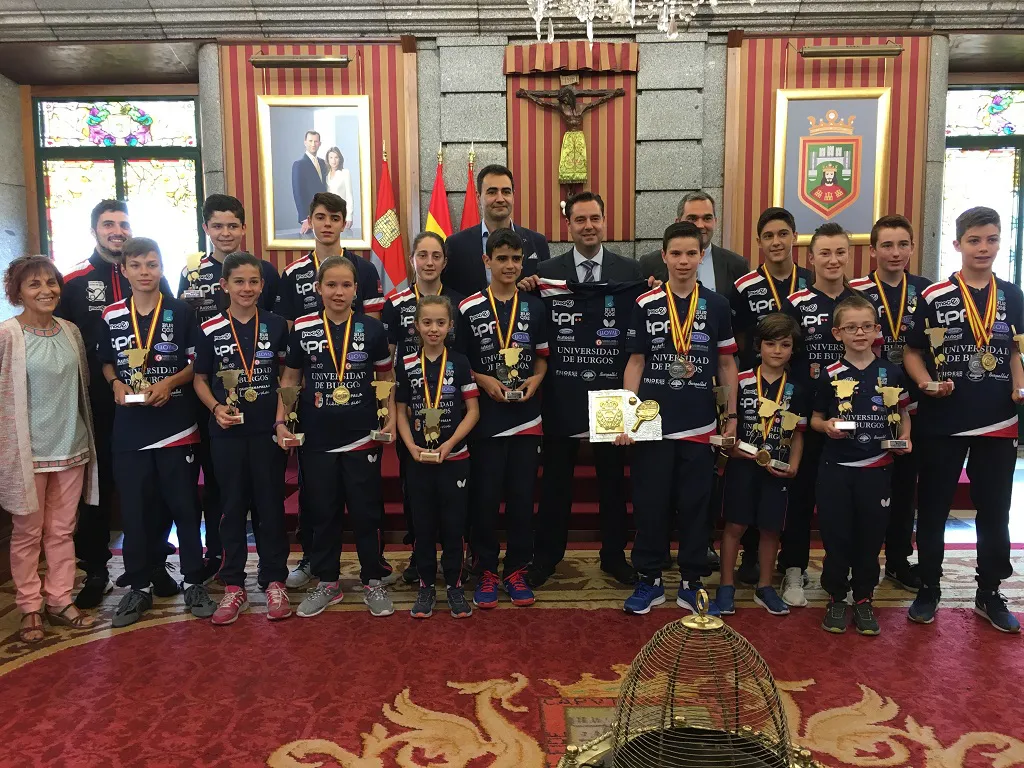 El alcalde felicita al UBU TPF por sus excelentes resultados en los Campeonatos de España