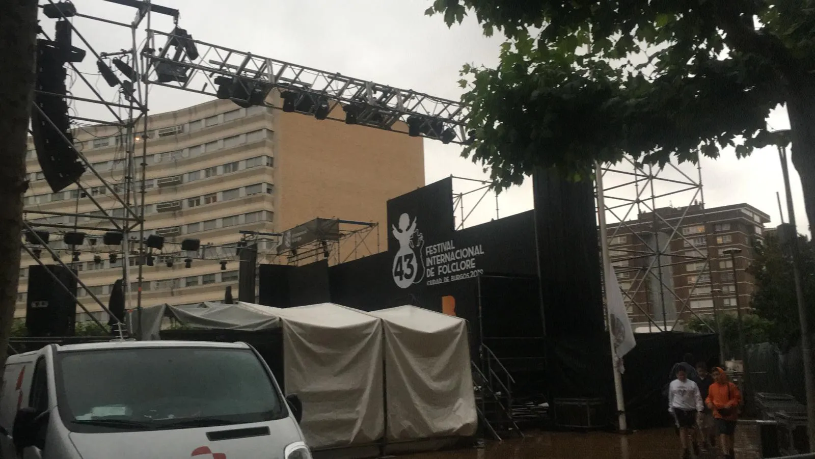 La ceremonia de apertura del Festival Internacional de Folclore se cancela por la lluvia