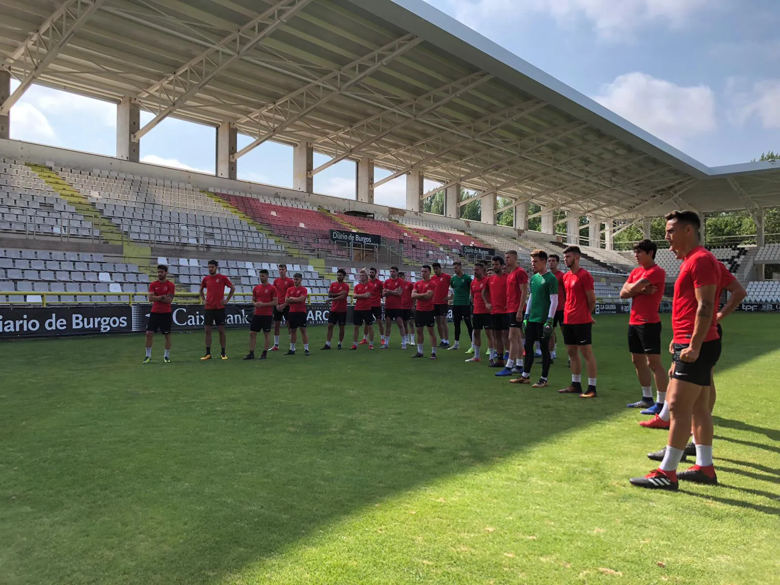 Fútbol Burgos: El Burgos CF inicia la pretemporada en El Plantío