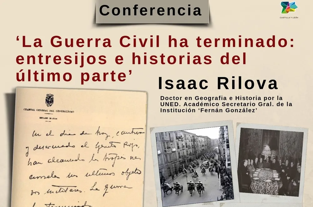 Isaac Rilova imparte en el Palacio de la Isla una conferencia sobre el fin de la Guerra Civil
