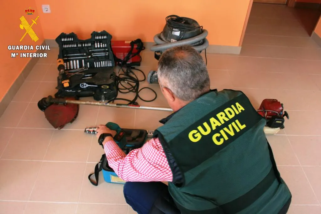 La Guardia Civil desarticula una Organización Criminal dedicada al robo con fuerza en zonas rurales
