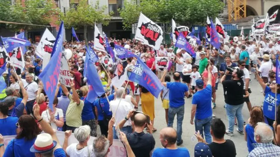 Valladolid, Soria y Burgos reclaman el fin de las obras de la Autovía del Duero con una marcha lenta por carretera