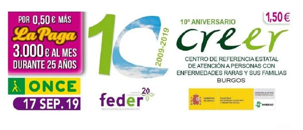 El Creer y Feder protagonizan un cupón de la ONCE con motivo de sus aniversarios