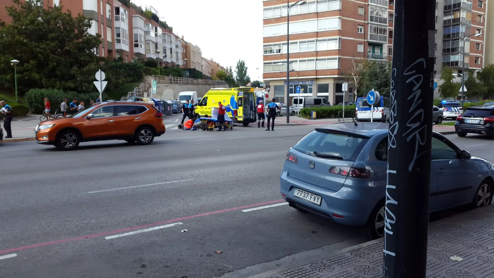Una mujer de 40 años resulta herida grave tras ser atropellada en la calle Jerez