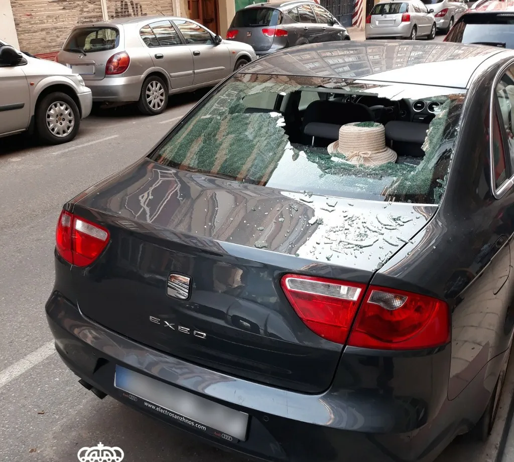 Detenido por la Policía Nacional de Aranda de Duero tras causar numerosos destrozos en dos vehículos