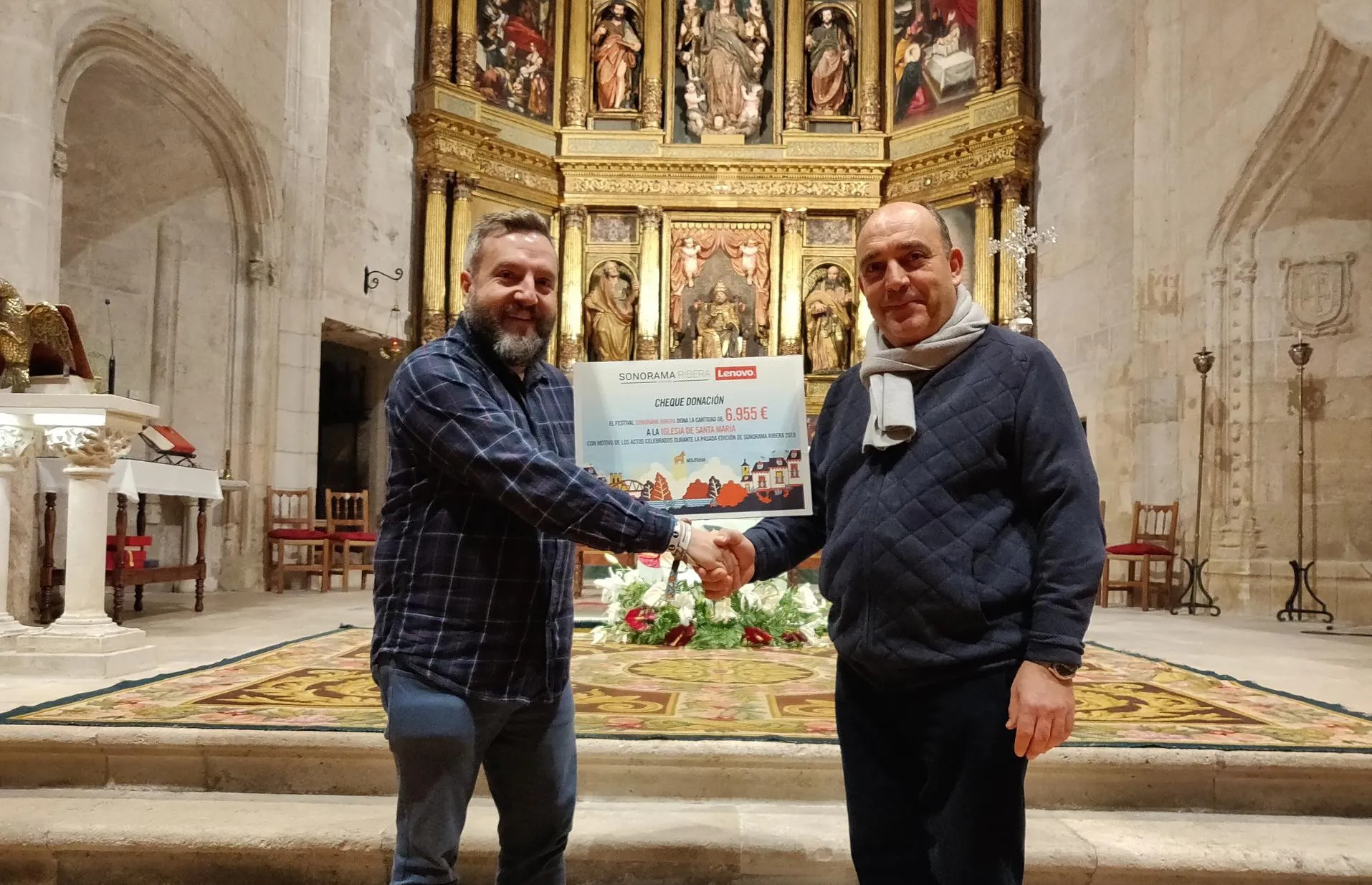 La Iglesia de Santa María de Aranda de Duero rehabilitará sus puertas del siglo XVI con la recaudación de Sonorama Ribera