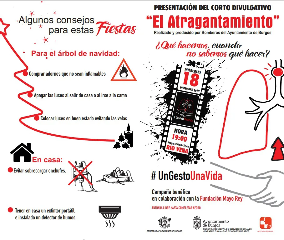 Los Bomberos presentan un nuevo cortometraje sobre los atragantamientos