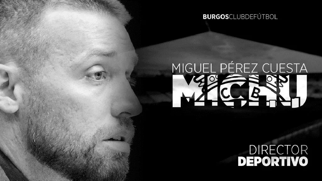 Michu, nuevo director deportivo del Burgos CF
