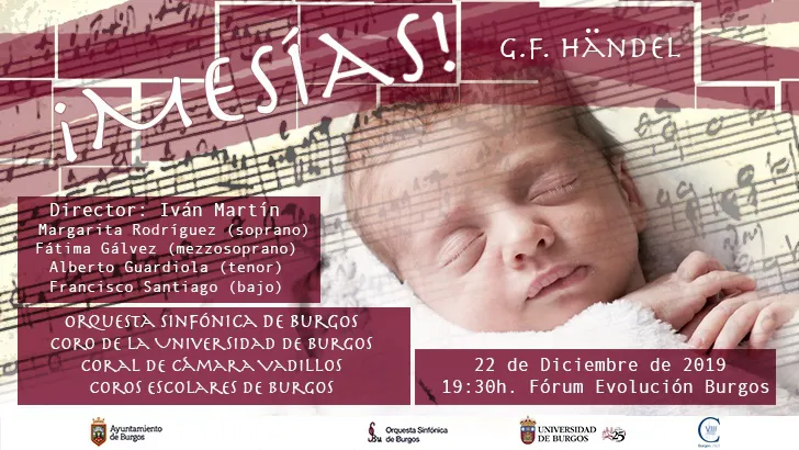 El Coro de la Universidad de Burgos interpreta El Mesías de Haendel en el Fórum