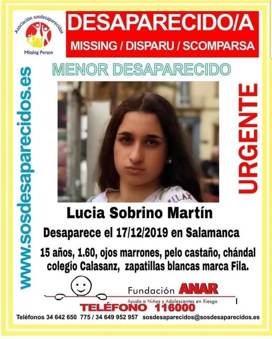 La Policía Local pide colaboración para localizar a una menor desaparecida en Salamanca
