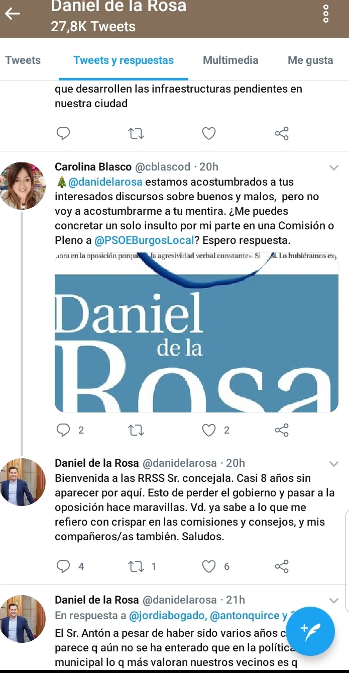 Rifi rafes en las redes entre el alcalde y la oposición