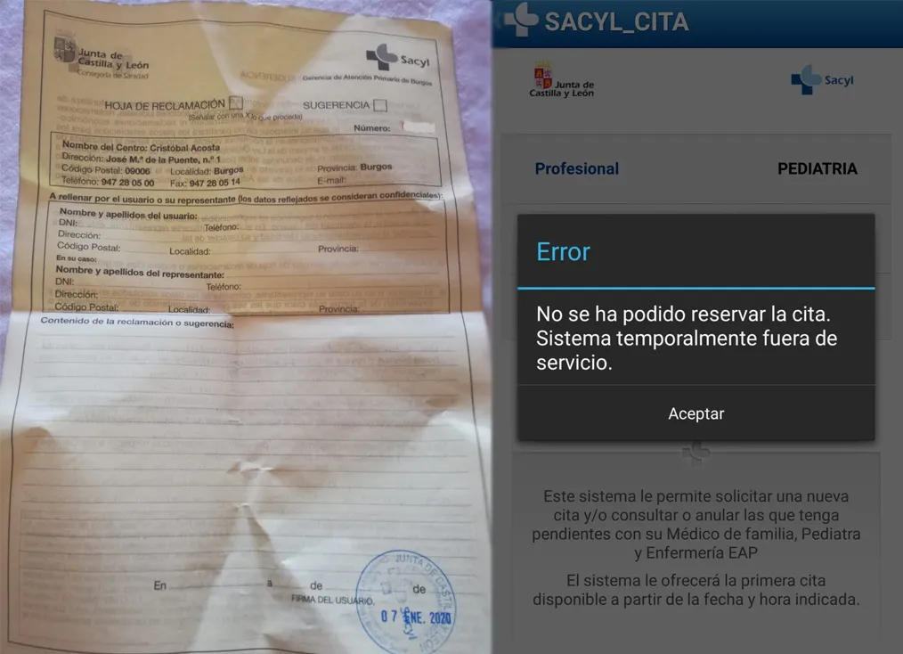 La deficiencia de los Centros de Salud de Burgos. Diario de una madre