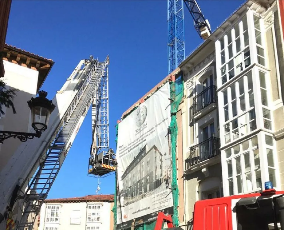 Imágenes que deja el temporal de viento en Burgos