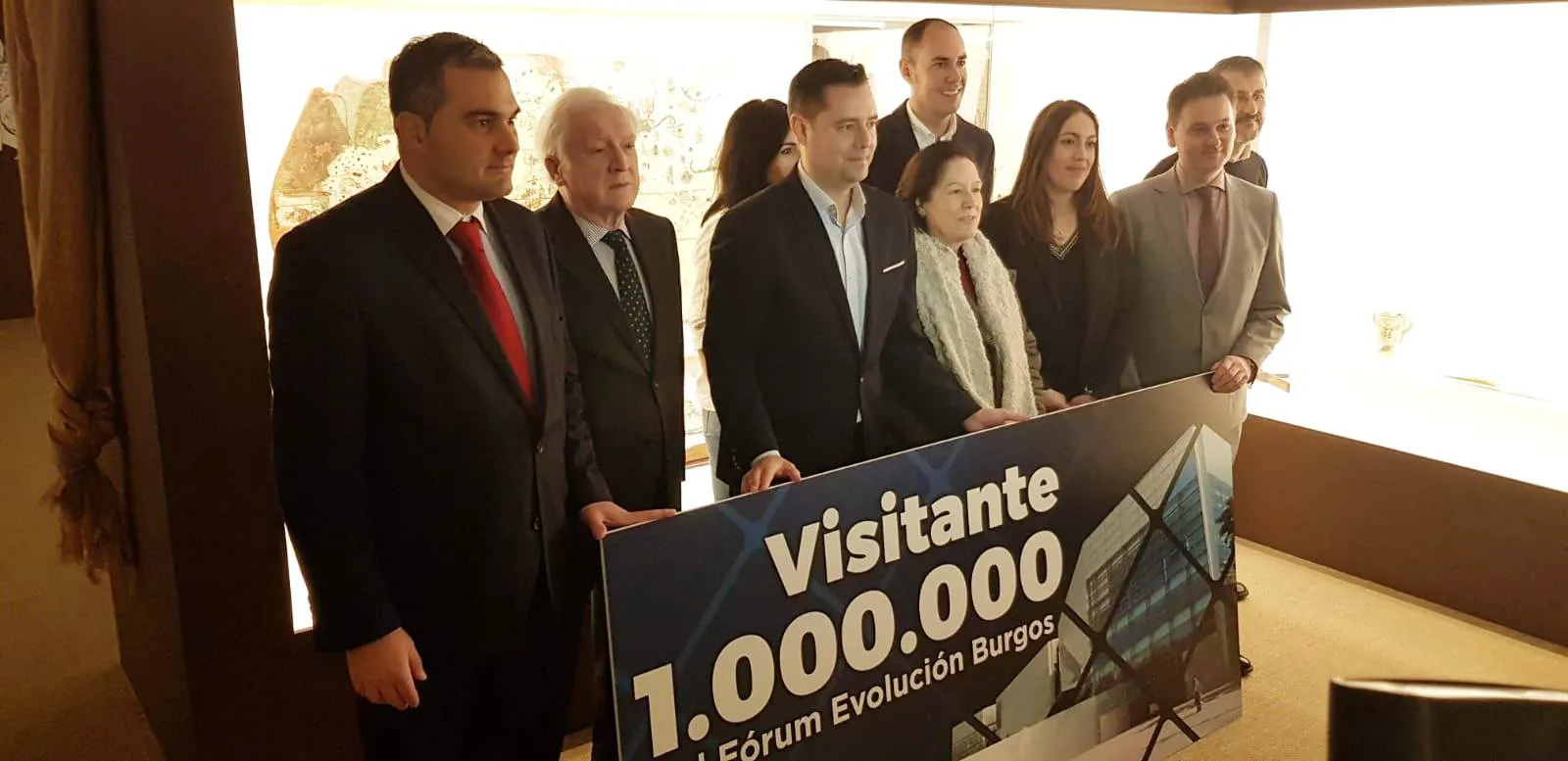 La burgalesa Carmen Santamaría, visitante un millón de las diferentes actividades que se organizan en el Forum Evolución