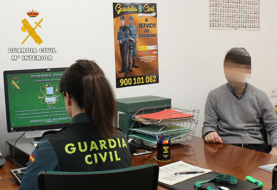 La Guardia Civil investiga a una persona por denuncia falsa