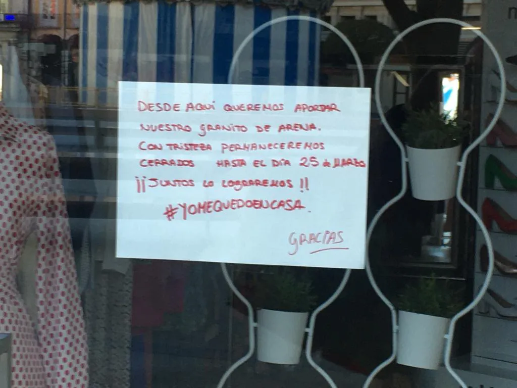 El comercio burgalés echa la persiana