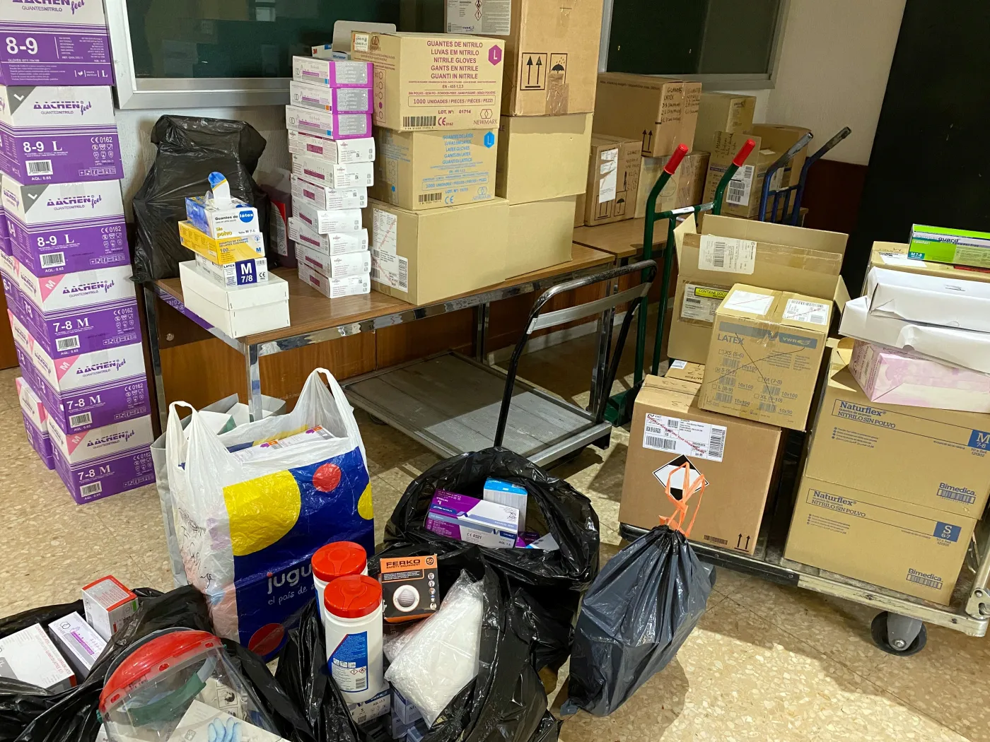 La UBU se suma a la donación de material para el sistema sanitario contra la crisis del coronavirus