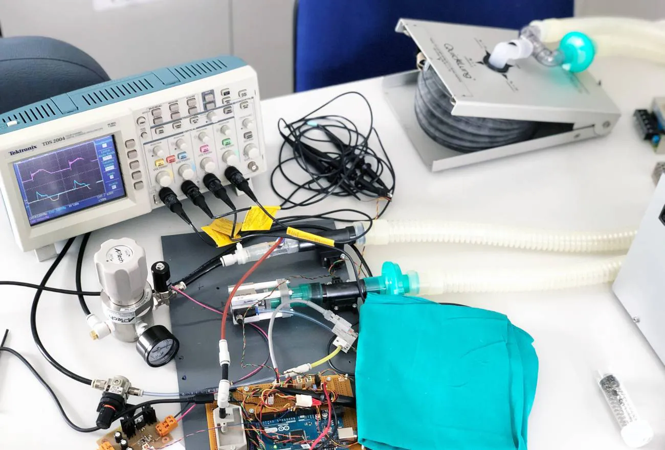 Un nuevo prototipo español de respirador para UCI en la crisis de la COVID-19