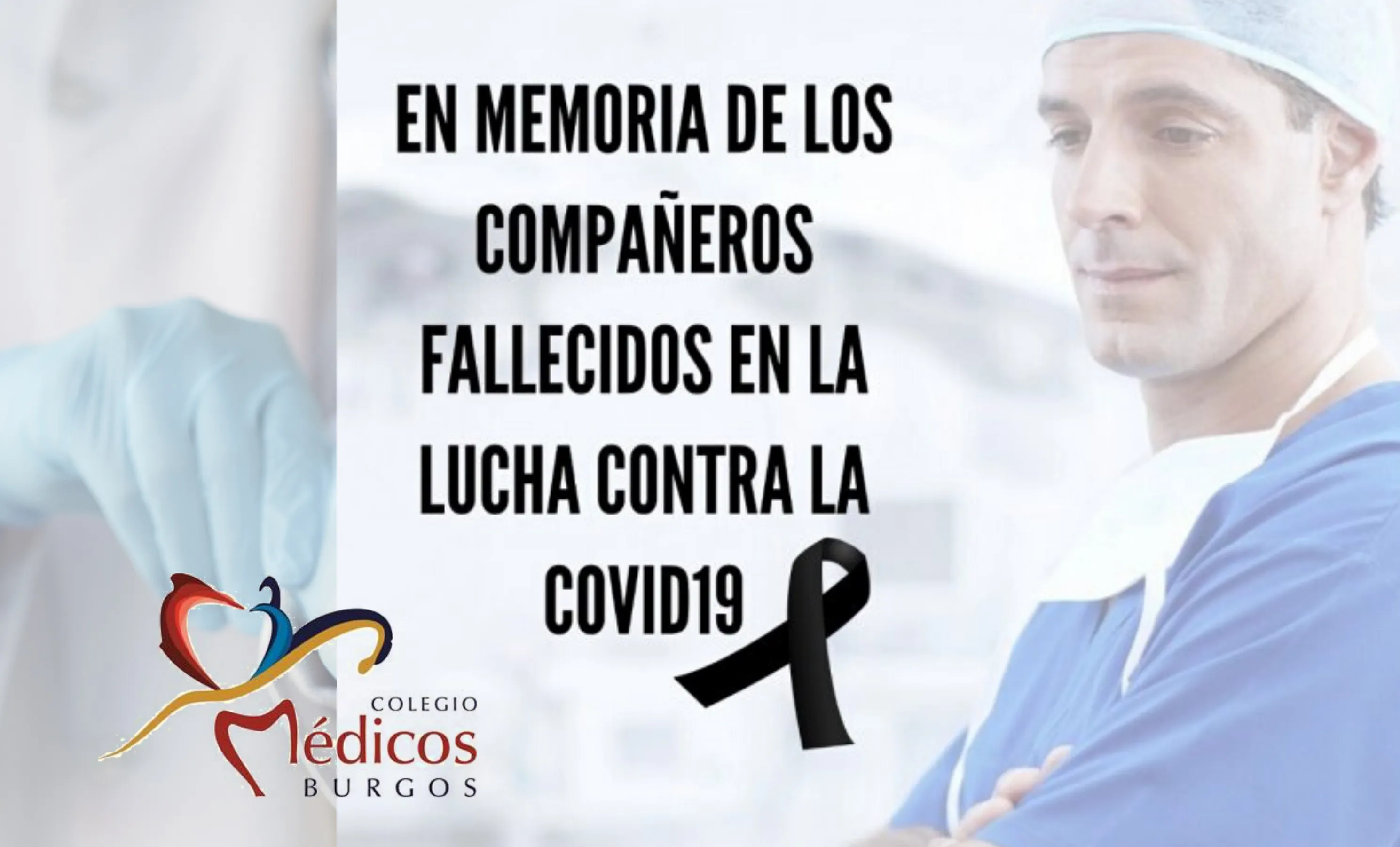 Dos minutos para recordar a los profesionales sanitarios fallecidos