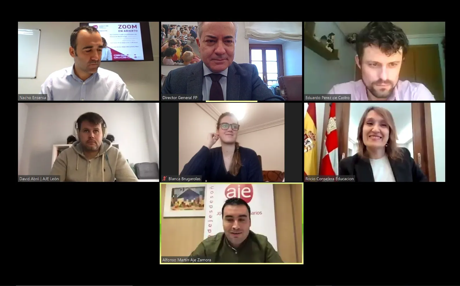 Educación y Jóvenes Empresarios de Castilla y León estudian propuestas para fomentar el emprendimiento entre el alumnado