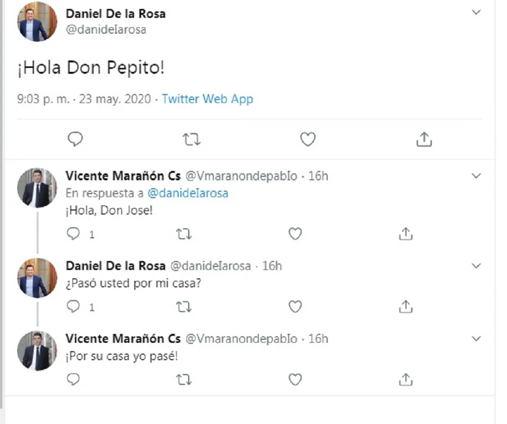 Daniel de la Rosa y Vicente Marañón denuncian un intento de manipulación de sus cuentas de twitter