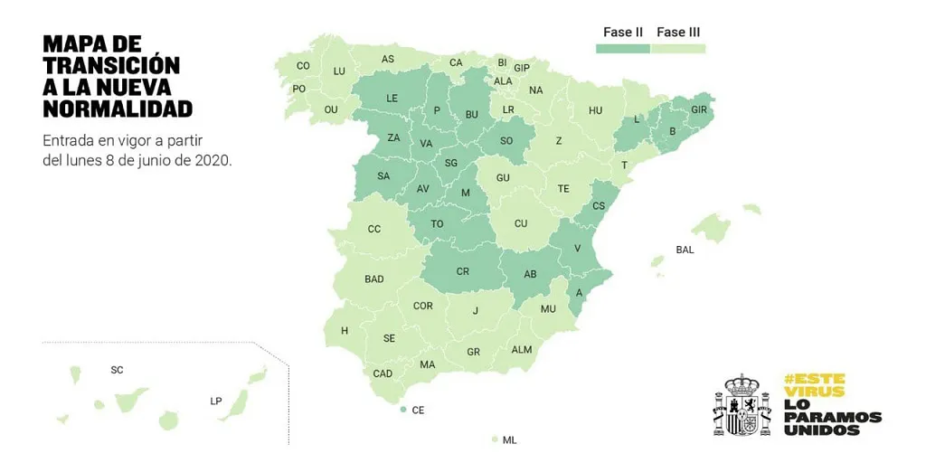 El Gobierno autoriza que las nueve provincias de Castilla y León pasen a la fase 2 de la desescalada este lunes