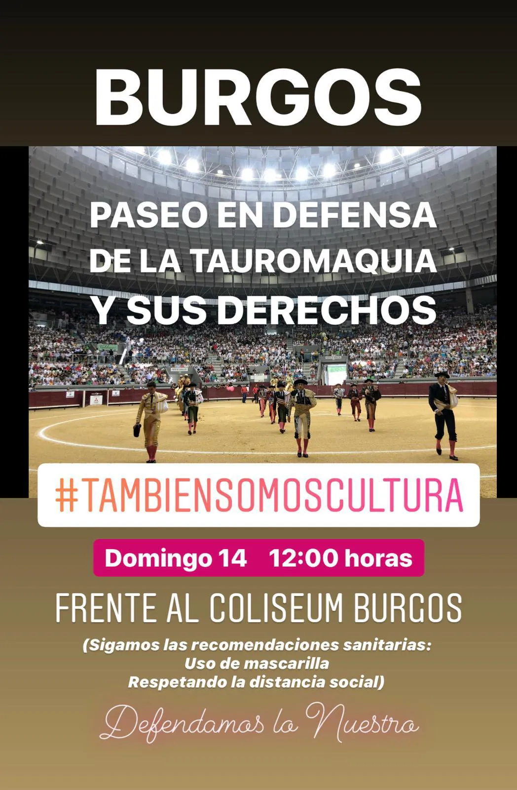 Convocan un paseo en defensa del sector taurino