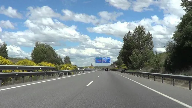 El acceso Sur a Burgos, condicionado por obras en el viaducto de Cardeñadijo
