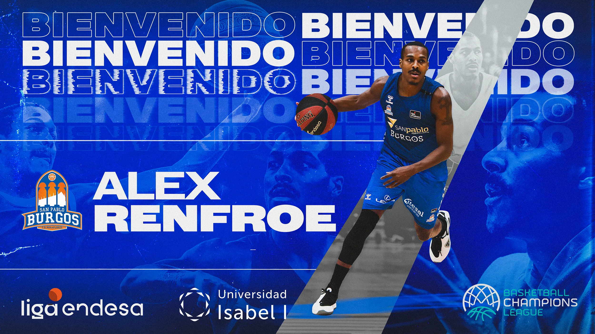Baloncesto Burgos: El base Alexander Renfroe se une al San Pablo Burgos