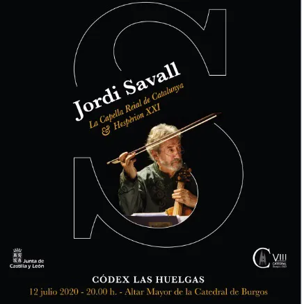 El experto en música medieval Jordi Savall interpretará el ‘Codex Las Huelgas’ en la Catedral de Burgos el domingo 12