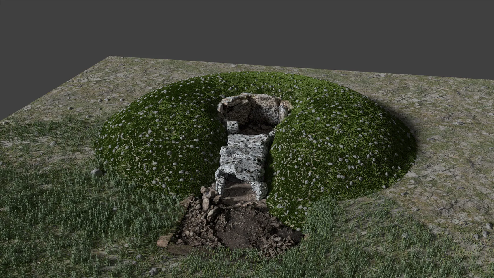 La Consejería de Cultura y Turismo realiza intervenciones para poner en valor los hallazgos arqueológicos en el dolmen ‘El Pendón’ de Reinoso, en Burgos